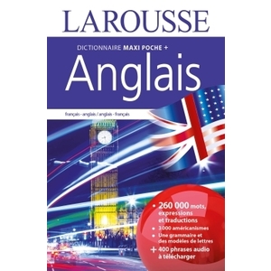 DICTIONNAIRE LAROUSSE MAXI POCHE PLUS ANGLAIS