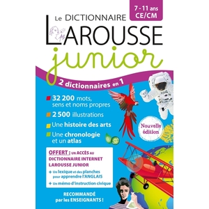 LE DICTIONNAIRE LAROUSSE JUNIOR ET SON DICTIONNAIRE EN LIGNE - 7/11 A