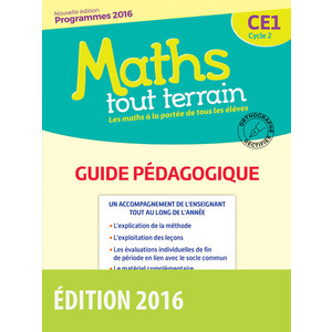 MATHS TOUT TERRAIN CE1 2016 LIVRE DU MAITRE DU FICHIER