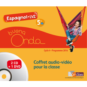 BUENA ONDA COLLEGE ESPAGNOL LV2 5E 2016 MATERIEL AUDIO-VIDEO COLLECTI