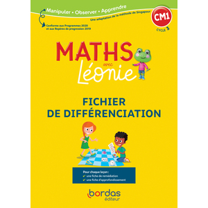 LES MATHS AVEC LEONIE - CM1 - 2022 - FICHIER DE DIFFERENCIATION PHOTO