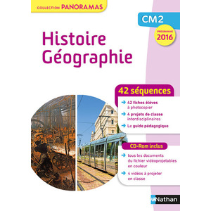 HISTOIRE GEOGRAPHIE CM2 FICHIER + CD - COLLECTION PANORAMAS 2017 - PR