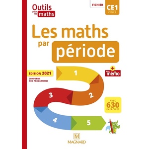 OUTILS POUR LES MATHS CE1 (2021) - LES MATHS PAR PERIODE - FICHIER +