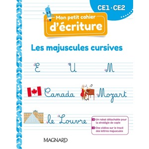 MON PETIT CAHIER D'ECRITURE CE1 / CE2 : LES MAJUSCULES CURSIVES (2022