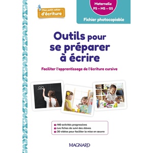 OUTILS POUR SE PREPARER A ECRIRE MATERNELLE (2024) - GUIDE AVEC FICHE