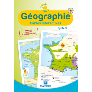 CD-ROM - GEOGRAPHIE CYCLE 3 - CARTES INTERACTIVES - COLLECTION ODYSSE