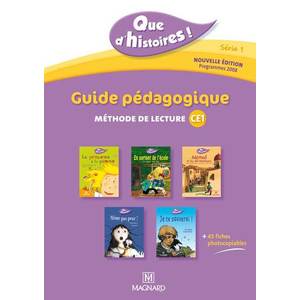 QUE DHISTOIRES ! CE1 - SERIE 1 (2011) - GUIDE PEDAGOGIQUE AVEC 45 FIC
