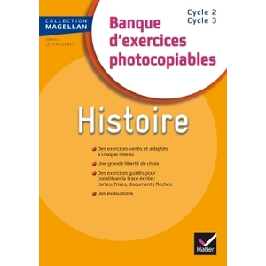 MAGELLAN HISTOIRE CE/CM BANQUE D'EXERCICES ED. 2015 - FICHIER PHOTOCO