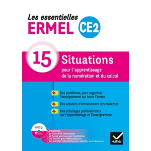 LES ESSENTIELLES ERMEL - MATHS CE2 ED. 2019 - GUIDE + CDROM