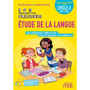 1,2,3 PARCOURS... ETUDE DE LA LANGUE - FRANCAIS - FICHIER CM1-CM2 + C