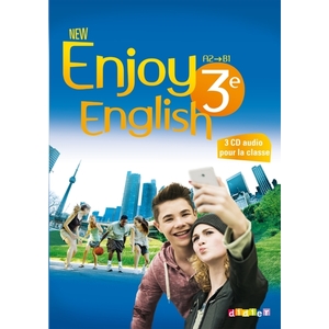 NEW ENJOY ENGLISH 3E - COFFRET CLASSE 3 - CD AUDIO + 1 DVD