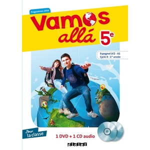 VAMOS ALLA 5E LV2 ESPAGNOL ED.2016 - COFFRET CLASSE CD AUDIO + DVD