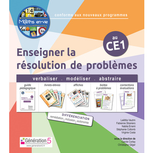 ENSEIGNER LA RESOLUTION DE PROBLEMES AU CE1 (CLASSEUR + LIVRET) - MAT