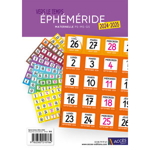 EPHEMERIDE 2024-2025 - VERS LE TEMPS