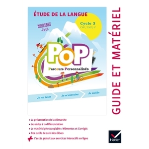 POP PARCOURS PERSONNALISES - ETUDE DE LA LANGUE CYCLE 3 ED. 2017  -