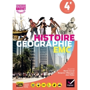 HISTOIRE-GEOGRAPHIE ENSEIGNEMENT MORAL ET CIVIQUE 4E ED. 2016 - MANUE