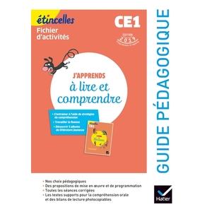 ETINCELLES - FRANCAIS CE1 ED. 2019 - J'APPRENDS A LIRE ET COMPRENDRE