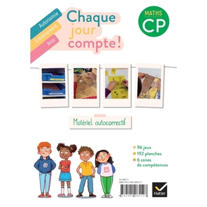 CHAQUE JOUR COMPTE - MATHS CP ED. 2022 - LES ATELIERS : JEUX AUTOCORR