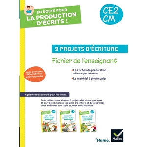 EN ROUTE POUR LA PRODUCTION D'ECRITS - ED. 2023 - FICHIER PHOTOCOPIAB