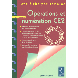 OPERATIONS ET NUMERATION CE2 FICHES A PHOTOCOPIER