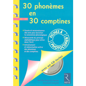 30 PHONEMES EN 30 COMPTINES + CD AUDIO