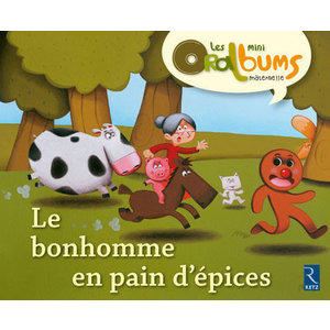 PACK 5 EXEMPLAIRES LE BONHOMME EN PAIN D'EPICES - LES MINIS ORALBUMS