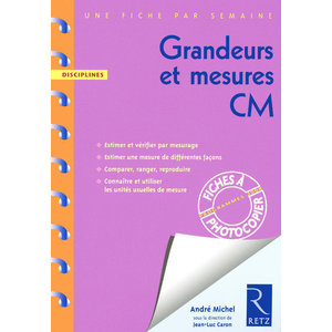GRANDEURS ET MESURES CM