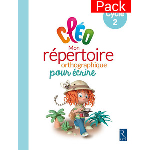 PACK DE 6 REPERTOIRES ORTHOGRAPHIQUES CLEO