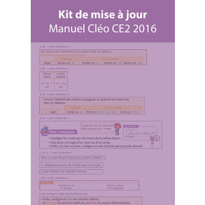 KIT MISE A JOUR CLEO CE2 - PACK DE 5