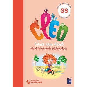 CLEO GS - ENTREE DANS L'ECRIT - GUIDE PEDAGOGIQUE + 160 PAGES CARTONN
