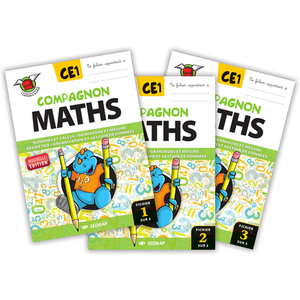 COMPAGNON MATHS CE1 - FICHIERS DE L'ELEVE 3 VOL