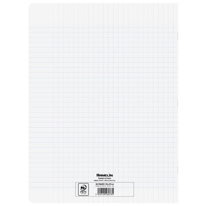 CAHIER POLYPRO INCOLORE 24X32 96P GDS CARREAUX 70G