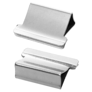 50 CLIPS CHROMES 6MM