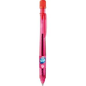 Stylo bille B2P Bille Soda rétract et rech Begreen moyen rouge