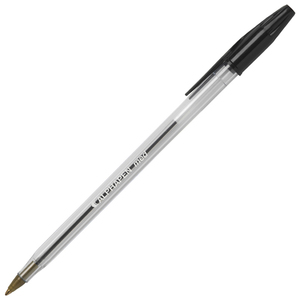 STYLO BILLE POINTE MOYENNE NOIR