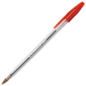 STYLO BILLE POINTE MOYENNE ROUGE