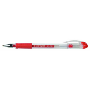 STYLO GEL AVEC GRIP ROUGE