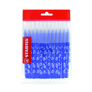 TRIO A-Z RECHARGE 12 FEUTRES BLEU FONCÉ
