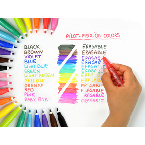 FEUTRE FRIXION COLORS ENCRE THERMOSENSIBLE EFFAÇABLE POINTE MOYENNE N