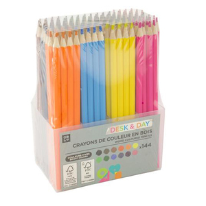 CLASSPACK 144 CRAYONS COULEURS ASSORTIS 1ER PRIX