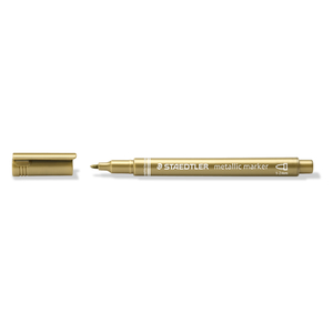 MÉTALLIC MARKER 6 MARQUEURS ASSORTIS + 1 FEUTRE PIGMENT LINER C2-9 OF