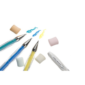 POCHETTE 5 STYLOS ENCRE GEL COUL PASTELS ASSORTIS