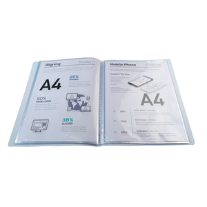AQUAREL PROTEGE-DOCUMENTS 40 VUES COLORIS PASTELS ASSORTIS