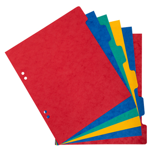 INTERCALAIRES 17X22 CARTE LUSTRÉE 6 POSITIONS