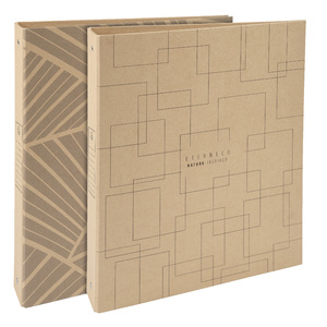 CLASSEUR ETERNECO CARTE RIGIDE KRAFT 4 ANNEAUX D30MM