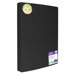 ECO-GREEN CLASSEUR PP RECYCLE 32X25 D40 COLORIS NOIR