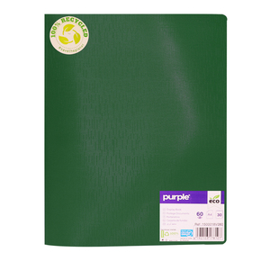 ECO-GREEN PROTEGE-DOCUMENTS RECYCLE VERT 60 VUES