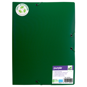 ECO-GREEN CHEMISE 3 RBTS PP RECYCLE COLORIS VERT