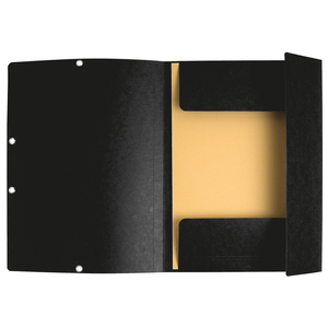 CHEMISE ÉLASTIQUE 3 RABATS CARTE NOIR