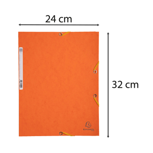 CHEMISE ÉLASTIQUE 3 RABATS CARTE ORANGE